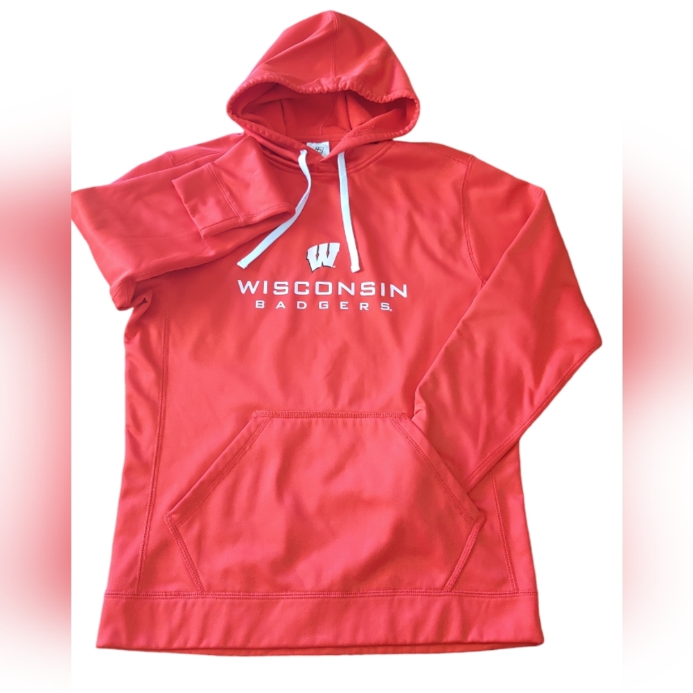 j2 Sport University of Wisconsin Badgers Unisex Hoodie UW
